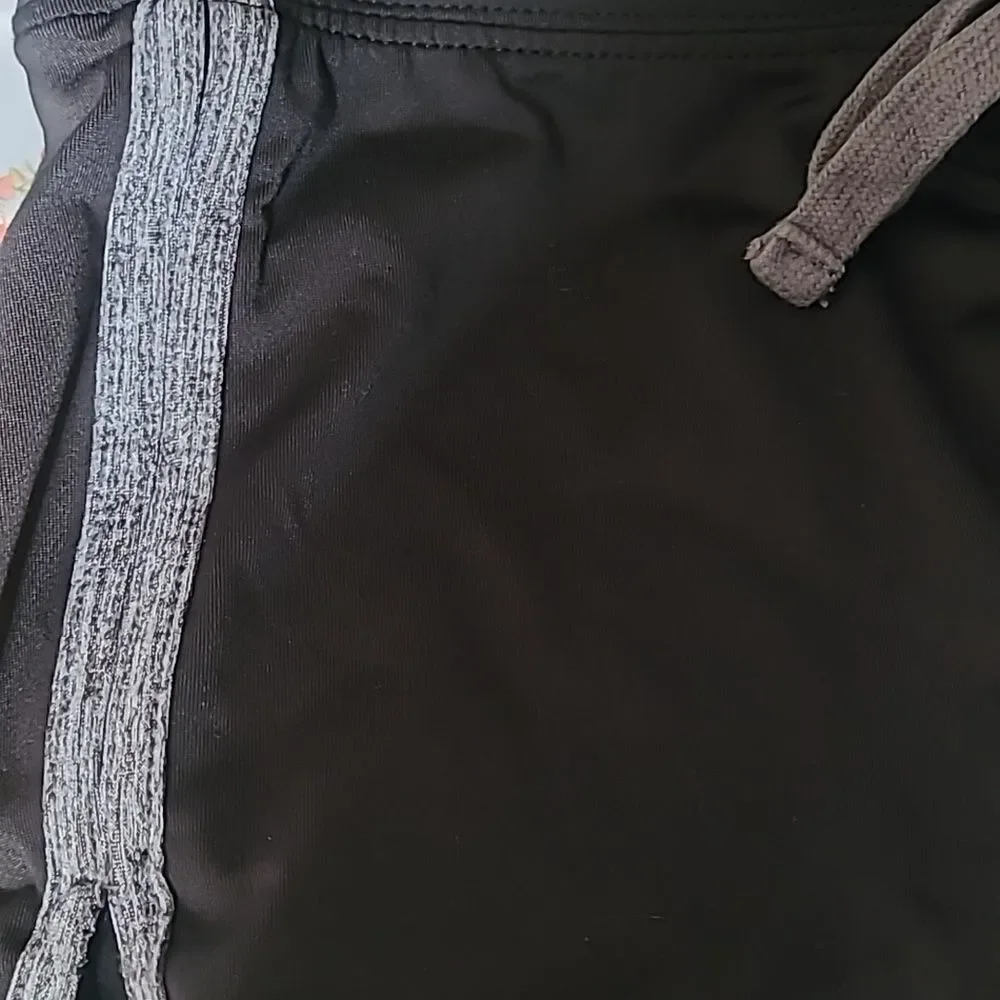 Justice girls shorts black gray bottoms size 10 cute comfy summer spring cool